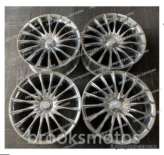 1点限り 21インチ S65 ポリッシング STYLE ホイールセット メルセデスベンツ W222 S クラス S600 　-BRN-1107-2　鍛造　★