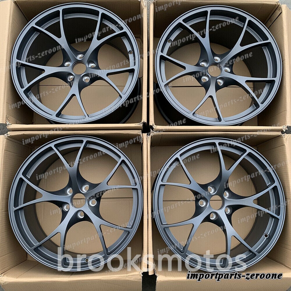 1点限り 19インチ　アルファロメオ GIULIA 19インチ GED ホイールセット 19x8.5 SATIN ガンメタル ４本セット 　鍛造　-BRN-1381★