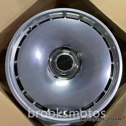 22インチ 新品ポリッシングフォージドホイールロールロイスカリナンブラックバッジ適合 LI-1497