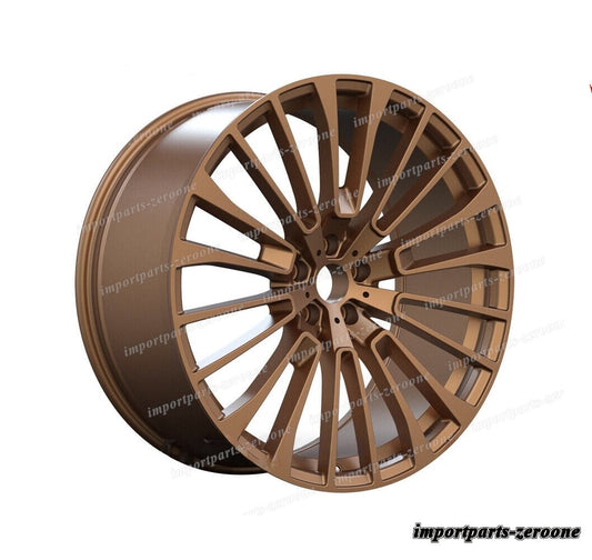 1点限り 21インチ 新品マルチスポークスタイル ブロンズホイール 2019+ BMW G07 X7 5x112 21x9.5 "　-BRN-12232★