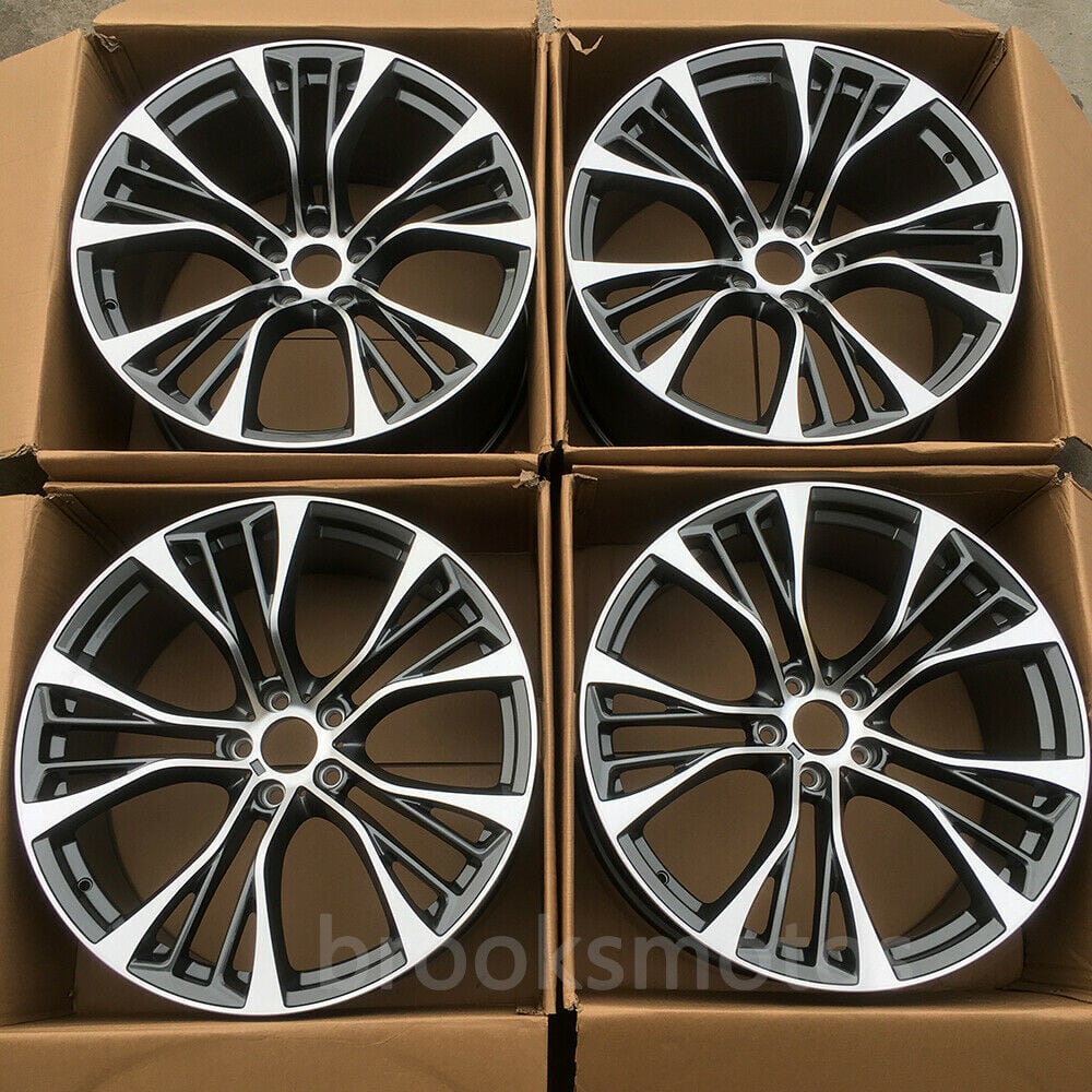 1点限り 21インチ グレー STYLE ホイールセット BMW X5 E70 F15 X6 E71 F16 599 　-BRN-1213★