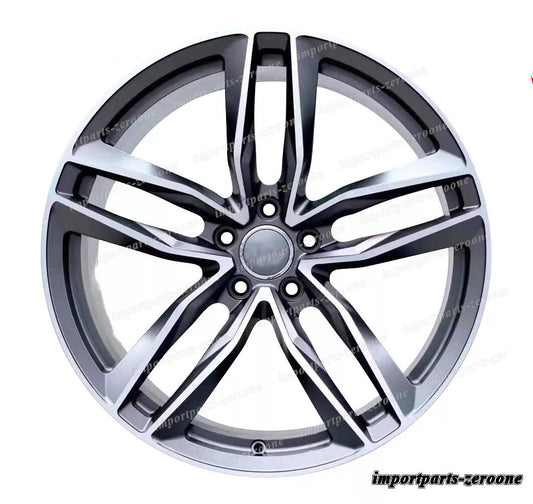 22インチ S ライン グレー スタイル ホイール  アウディ A7 S7 RS7 A8 S8 Q5 22x9.5 　-BRN-12577