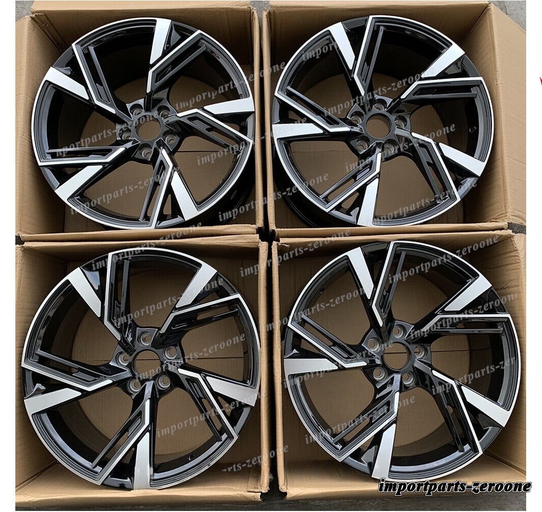 1点限り 2005-2015 アウディ Q7 21インチ ホイール 21x10 オフセット 45 4 個セット　-BRN-12199★
