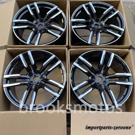 22インチ新品ツイン 5 スポークホイールフィット 2019+ BMW G05 X5 2020+ G06 X6 G07 X7 808 LI-2042