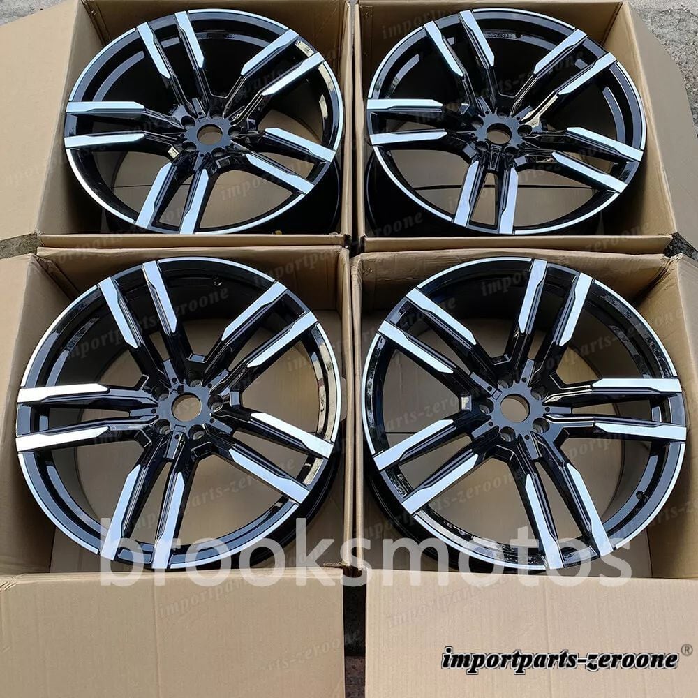 22インチ新品ツイン 5 スポークホイールフィット 2019+ BMW G05 X5 2020+ G06 X6 G07 X7 808 LI-2042