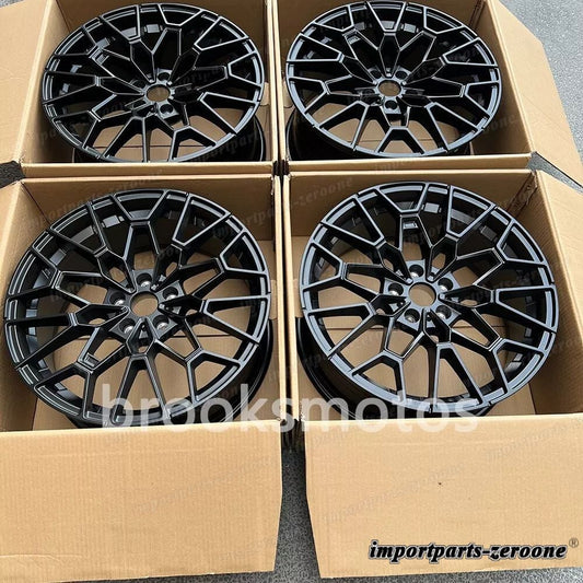 19インチ フォージドサテンブラックホイール 2021+ BMW G26 I4 19x8.5 19x9 827  LI-2134