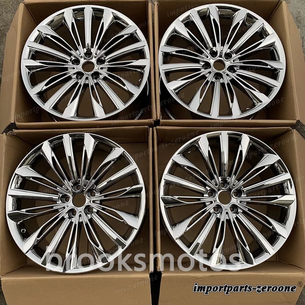 19インチクロームスタイルホイールbmw 2008-2015 7 シリーズ 740 750li F01 F02 F03 適合 LI-2064