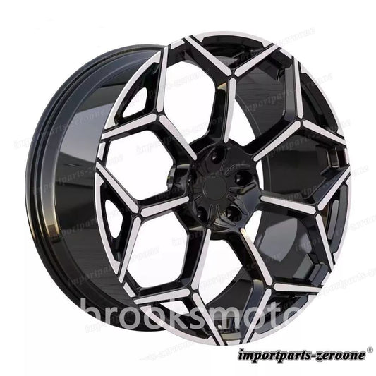 23インチフォージドニューブラックスタイルホイールランボルギーニウルス 23x10 23x11.5 適合 LI-2135
