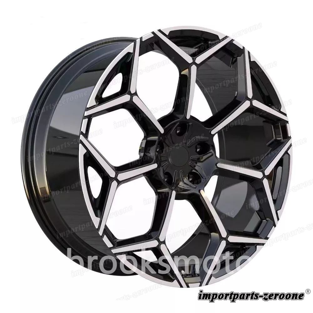 23インチフォージドニューブラックスタイルホイールランボルギーニウルス 23x10 23x11.5 適合 LI-2135