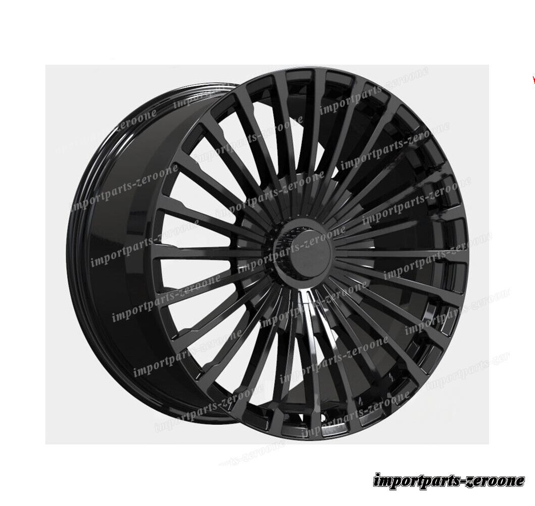 24インチ グロス ブラック ホイール メルセデス ベンツ GLS クラス GLS600 24x10/11.5　-BRN-12226