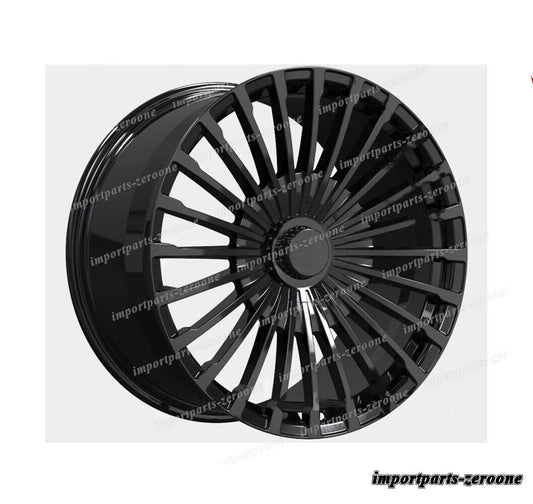24インチ グロス ブラック ホイール メルセデス ベンツ GLS クラス GLS600 24x10/11.5　-BRN-12226