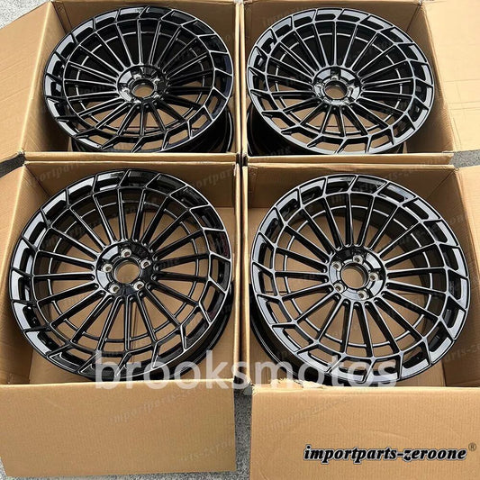 22インチ 新品グロス ブラック ホイール  2008-2014 BMW 7 シリーズ F01 F02 F03 F04  LI-1908
