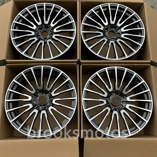 1点限り 21インチ グレー GED ホイールセット BMW 2011+ 6 シリーズ F06 F12 F16 21X8.5 21X9.5 　-BRN-1214★