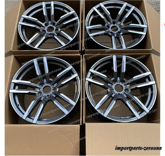 1点限り 20インチ ツイン 5 スポーク グレー スタイル ホイール BMW X5 E70 F15 X6 E71 F16 808 5x120 　-BRN-12043　鍛造　★