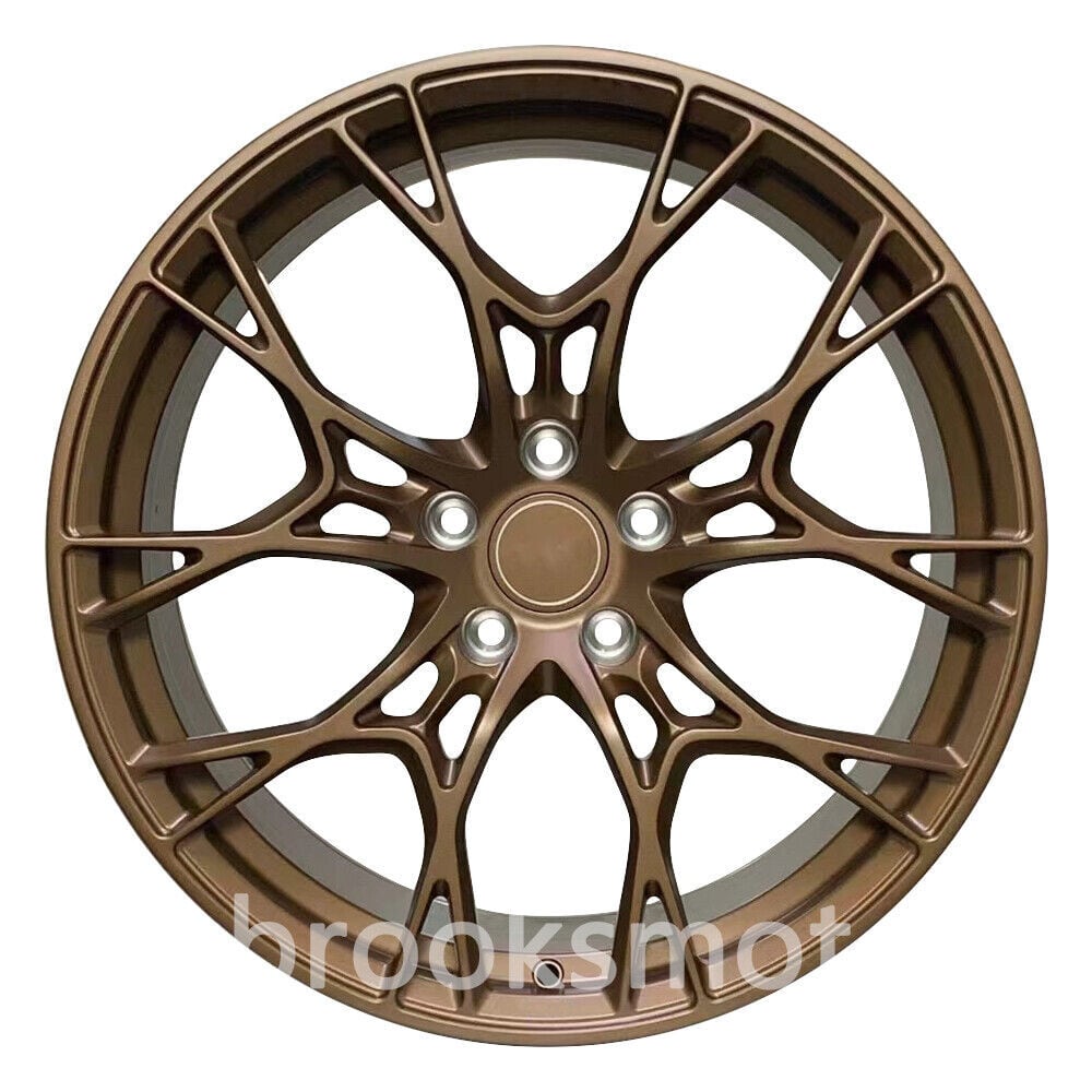 19インチ NEWスタイルブロンズ鍛造ホイールポルシェ 997 ノーマルボディ BRN-1742