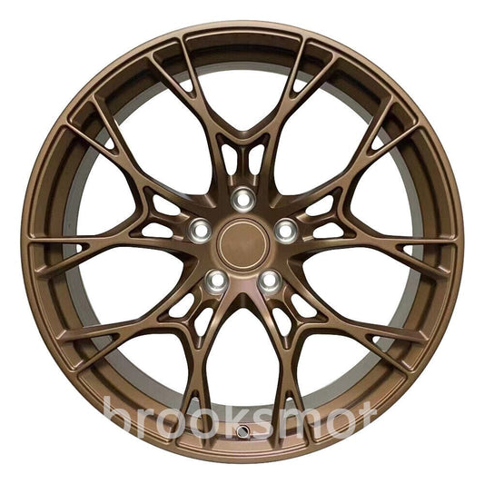19インチ NEWスタイルブロンズ鍛造ホイールポルシェ 997 ノーマルボディ BRN-1742
