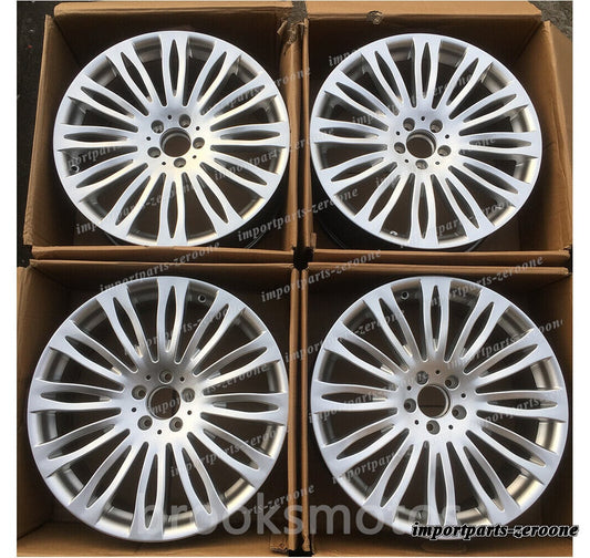 1点限り 20インチハイパーシルバーホイールメルセデスベンツW222 Sクラスメイバッハ 20x8.5 4本セット　-BRN-11901　鍛造　★