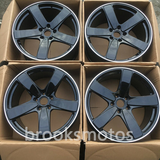 1点限り 21インチ クラスICAL 5 スポーク STYLE ホイールセット 2003-2016 ポルシェ カイエン 21X10 　-BRN-1211★