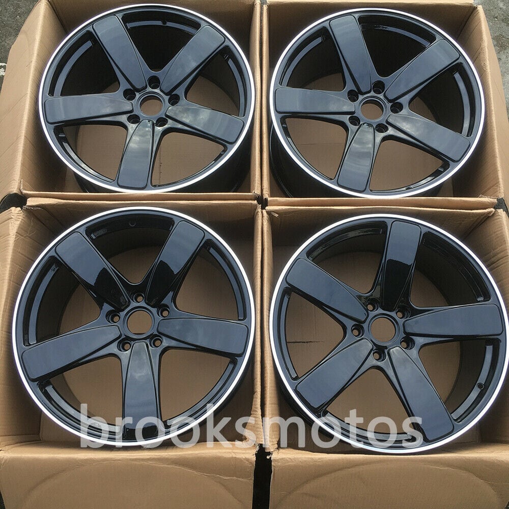 1点限り 21インチ クラスICAL 5 スポーク STYLE ホイールセット 2003-2016 ポルシェ カイエン 21X10 　-BRN-1211★