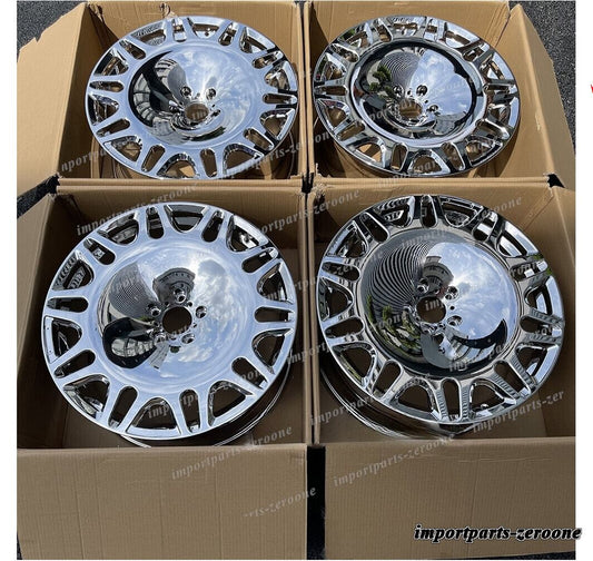 22インチ 新品 B スタイル クローム ホイール  メルセデスベンツ X166 GL ML クラス　-BRN-12338