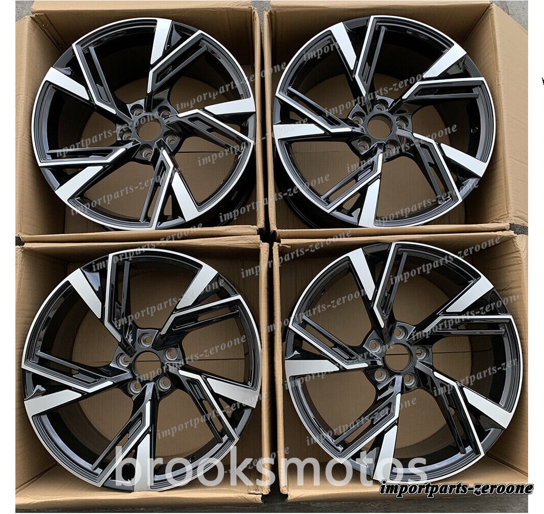 1点限り 20インチ　新品 RS6 スタイル ホイール アウディ 2015+ Q7 sq7 RS Q3 2007+ A5 20x9 ET30 　-BRN-11694　鍛造　★