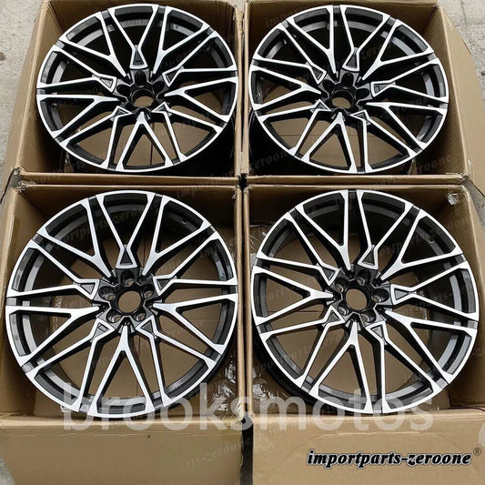 22インチニューグレースタイルホイールフィット 2019+ BMW G05 X5 2020+ G06 X6 22x9.5 22x10.5 適合 LI-2179