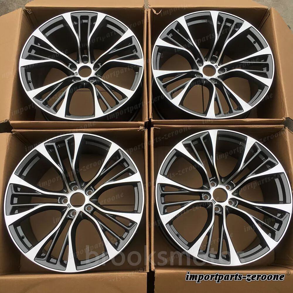 22インチグレー スタッガースタイル ホイール  BMW X5 E70 F15 X6 E71 F16 599 適合 LI-1532