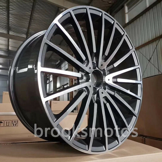 1点限り 21インチ グレー STYLE ホイールセット メルセデスベンツ W166 W167 X166 GLS 　-BRN-1216★