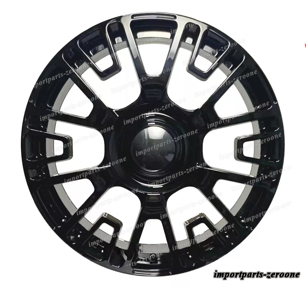 22インチ 新品グロスブラックmスタイル 鍛造ホイール ロールロイス ゴースト ファントム　-BRN-12476