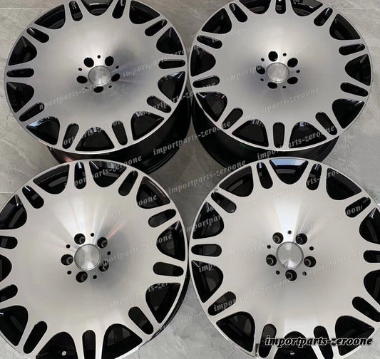 1点限り 22インチ B スタイル ホイール メルセデスベンツ W221 S クラス 22x9 22x10.5 　-BRN-12097★