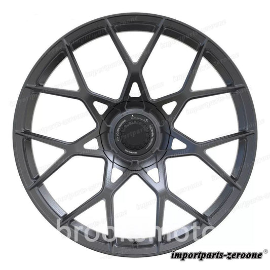 新品ポルシェ 718 GT4 20x8.5 20x11  20インチ グレー鍛造ホイール LI-1620