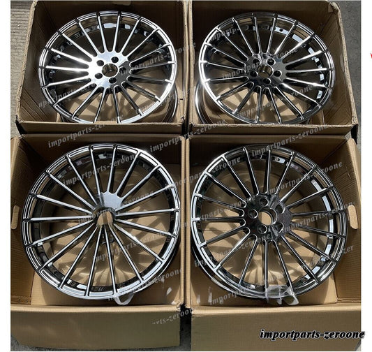 22インチ HM スタイル クローム フルホイール   BMW 2019+ BMW X5 2020+ X6 5x112 4 個セット　-BRN-12349