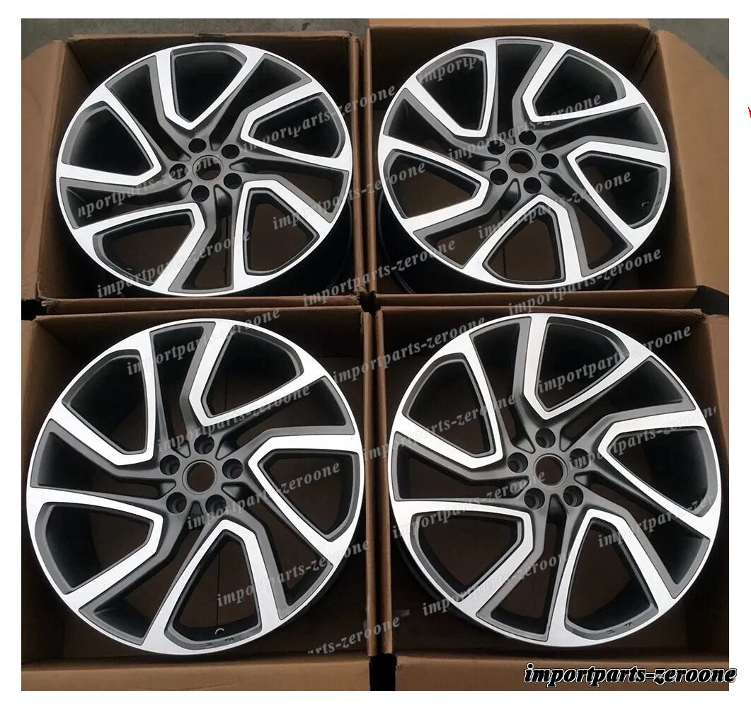 22インチ 5 スポークグレースタイル ホイール レンジローバー ボーグ SVR 4 個セット　-BRN-12603
