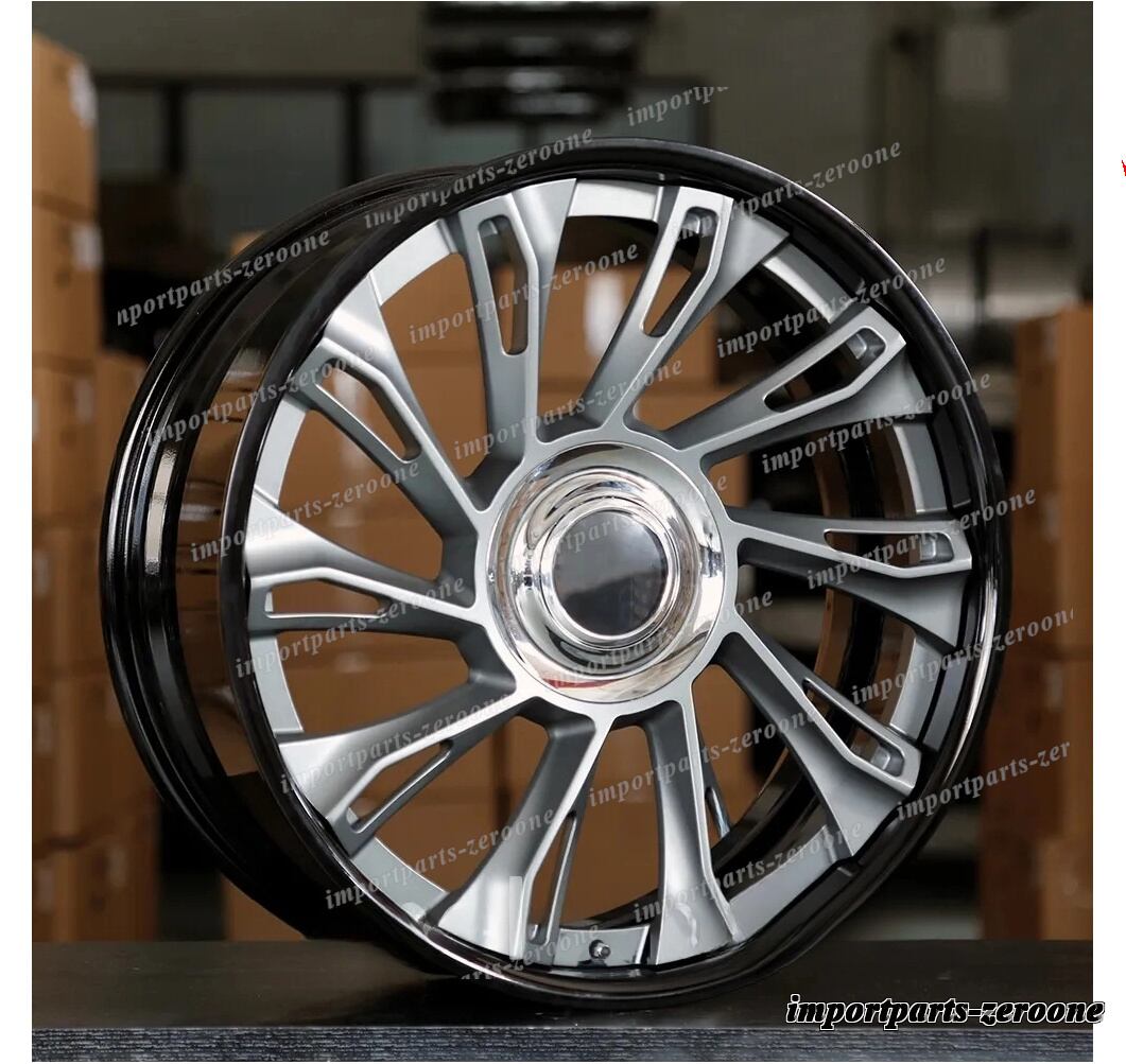 22インチ ロールロイス ゴースト Wraith Dawn  グレー 2 ピース ホイール　-BRN-12580