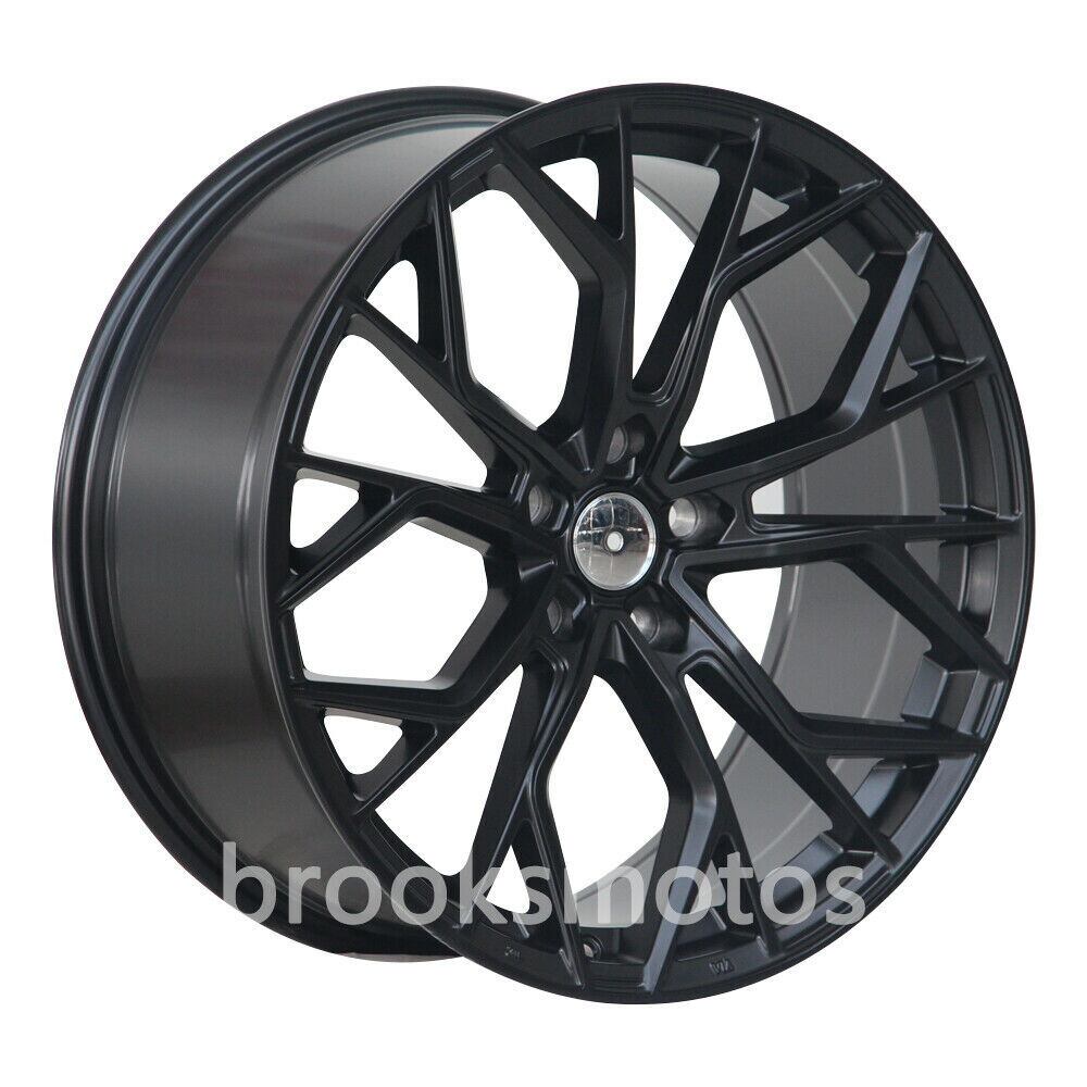 22インチ  NEW サテン ブラック スタイル ホイール  2016+ アウディ Q7 Q8 RS Q7 RS Q8 22X10.5  BRN-1514