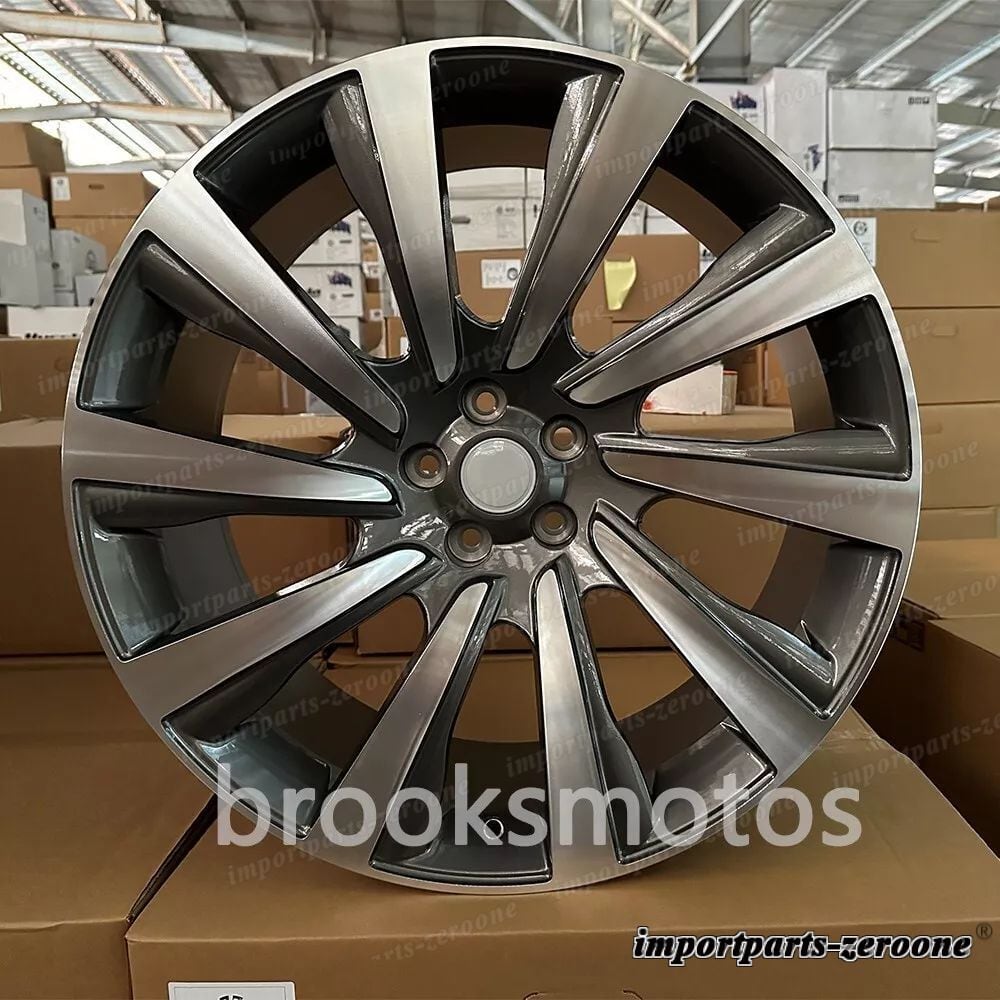 23インチグロスグレースタイルホイール2022+ レンジローバーヴォーグスポーツSVR 23x10 適合 LI-1876