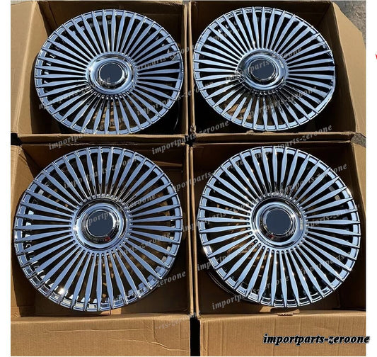24インチ 新品マルチスポーククロームホイール ロールロイス カリナン 24x10 　-BRN-12531