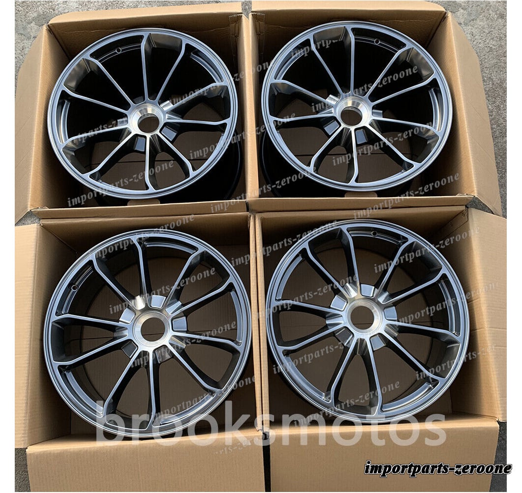 1点限り 20インチ 新品 ハイパーブラックスタイル 鍛造ホイール ポルシェ 911 GT3 20x9 20x11.5　-BRN-12005　鍛造　★