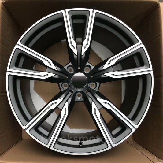 1点限り 21インチ TWIN 5 スポーク グレー STYLE ホイールセット BMW X5 E70 F15 X6 E71 F16 　-BRN-1203★
