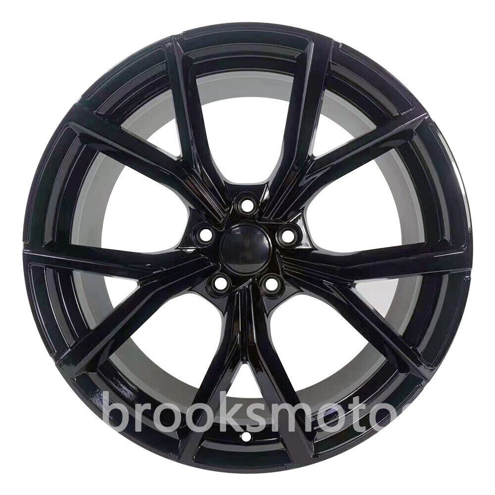 21インチ NEWグロスブラックスタイルホイールVW TOUAREG ARTEON R 21x9.5 BRN-1295
