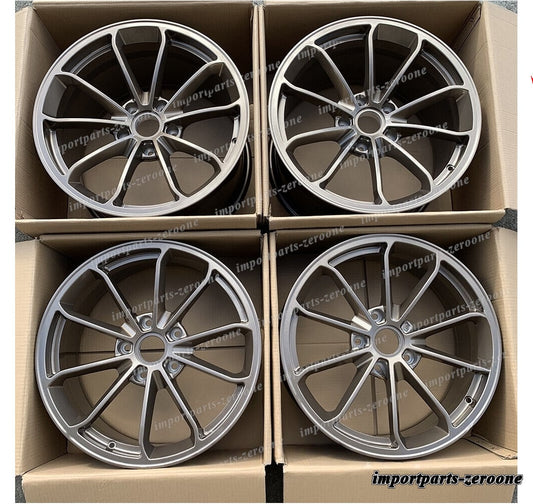 1点限り 20インチ スタッガーブロンズスタイル 鍛造ホイール 2013+ ポルシェ ケイマン 981　-BRN-12100　鍛造　★