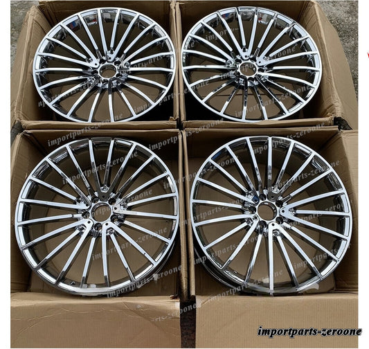 1点限り 21インチ マルチスポーク クロームスタイル ホイール メルセデスベンツ W166 W167 X166 GLS　-BRN-12041　鍛造　★