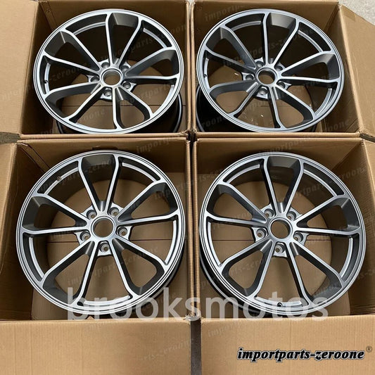 19インチプラチナ グレー GT4 スタイル フォージド ホイール  アウディ S4 B7 19x9.5 offfset35 適合 LI-1792