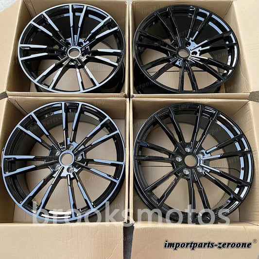 19インチグロスブラックスタイルホイール 2013-2016 BMW F10 F11 5 シリーズ 706  LI-1274