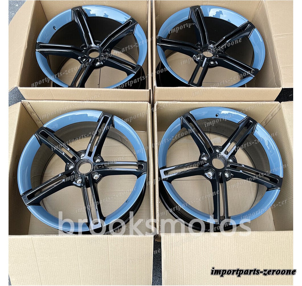 1点限り 21インチ 新品ケモラ グレー ホイール アウディ e-トロン GT 21x9.5 21x11.5 "　-BRN-11800★
