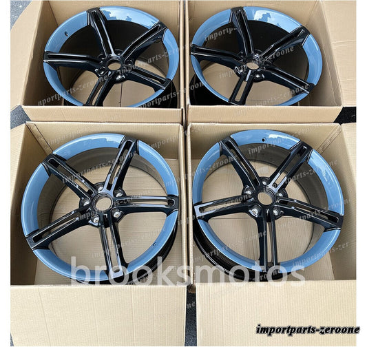 1点限り 21インチ 新品ケモラ グレー ホイール アウディ e-トロン GT 21x9.5 21x11.5 "　-BRN-11800★
