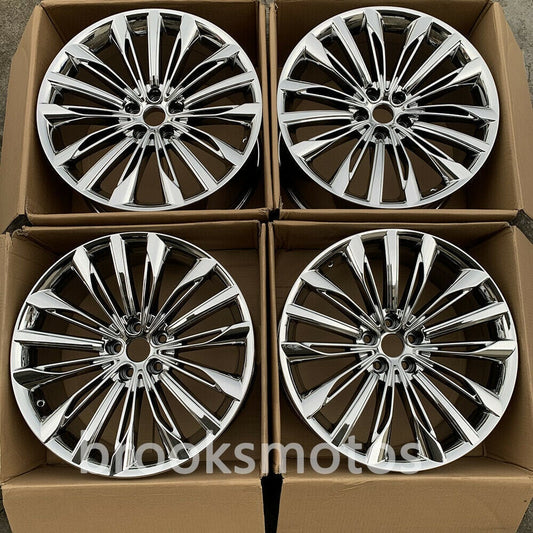 1点限り 19インチ クローム STYLE ホイールセット BMW 2017+ 6 シリーズ GT 2016+ 7 シリーズ 750LI 　-BRN-1051　鍛造　★