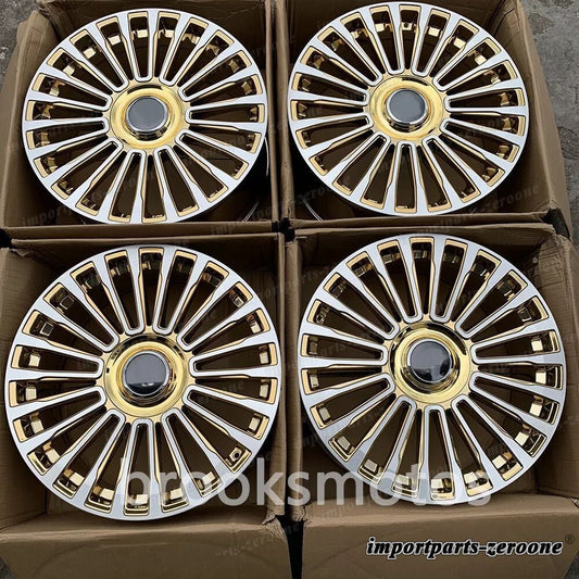 メルセデスベンツ W222 S クラス S600  20インチクロームゴールドmスタイルホイールフィット LI-1092