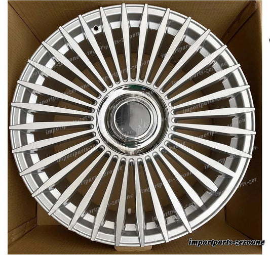 23インチ 新品 マルチ スポーク シルバー スタイル ホイール レンジローバー ボーグ 23x10　-BRN-12745