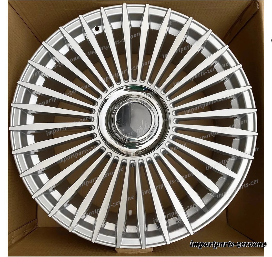 23インチ 新品 マルチ スポーク シルバー スタイル ホイール レンジローバー ボーグ 23x10　-BRN-12745